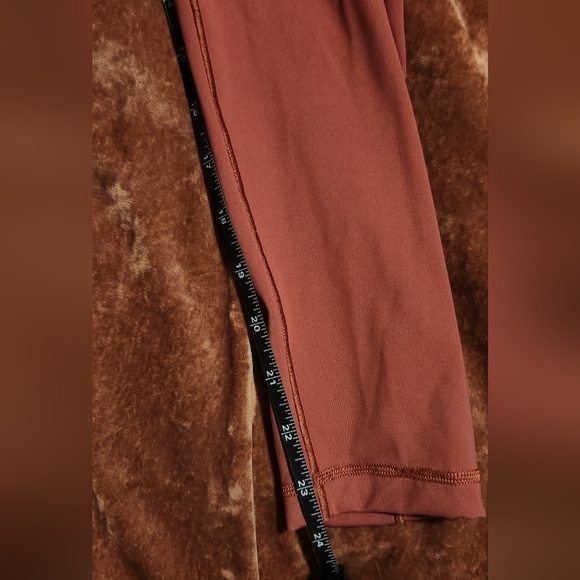 Adidas Red Wide Band XS Ankle Leggings - Picture 10 of 12